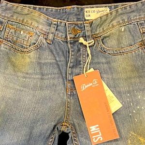 Men’s Denim & Co Distressed Slim Fit Jeans 28x30